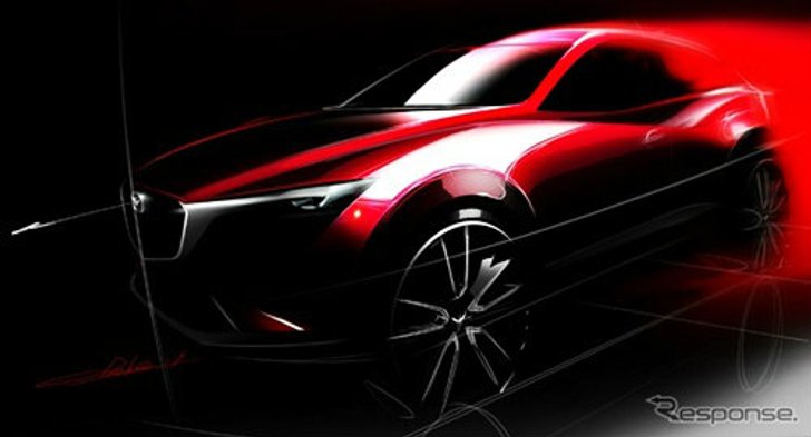 Mazda CX-3 ปล่อยภาพทีเซอร์ก่อนเปิดตัวแล้ว