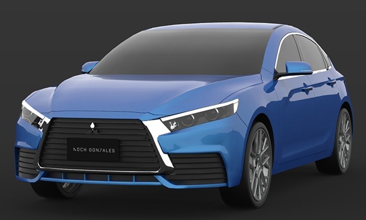 ภาพร่าง 2018 Mitsubishi Lancer โมเดลเชนจ์ใหม่ ปรับหรูขึ้นกว่าเดิม