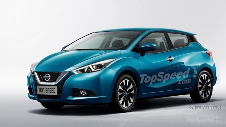 ภาพร่าง 2017 Nissan March โมเดลเชนจ์ใหม่ ไม่แบ๊วอีกต่อไป