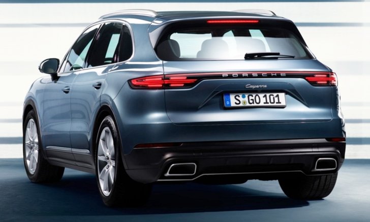 Porsche Cayenne 2018 ใหม่ เผยโฉมก่อนเปิดตัวจริง 29 สิงหาคมนี้