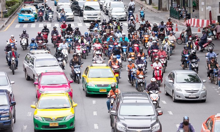 TomTom เผย 10 อันดับเมืองรถติดสุดในโลก 'กรุงเทพ' รั้งอันดับที่ 2