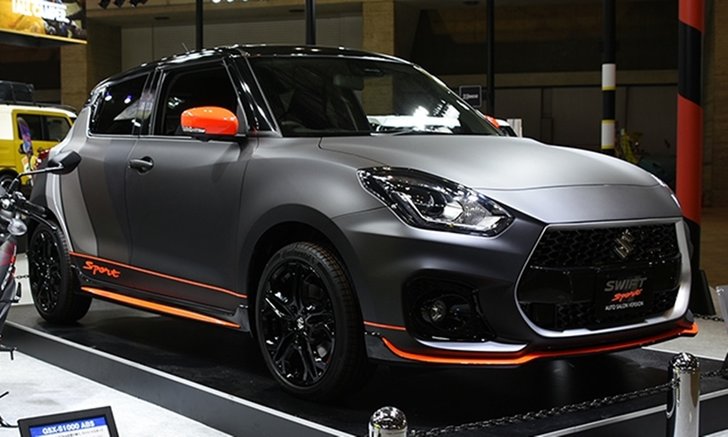 Suzuki Swift Sport 2018 เวอร์ชั่นออโต้ซาลอนเตรียมเปิดตัวที่ Auto Messe 2018