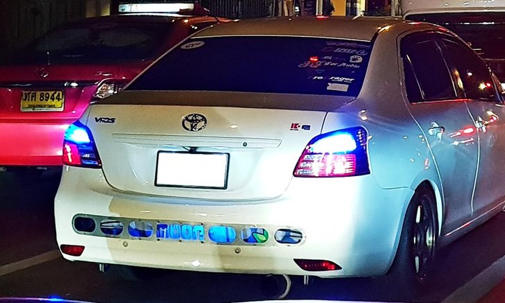 แต่งรถต้องไม่กาก! "ไฟไอติม" มีความผิดตามกฎหมายปรับอ่วม 2,000 บาท