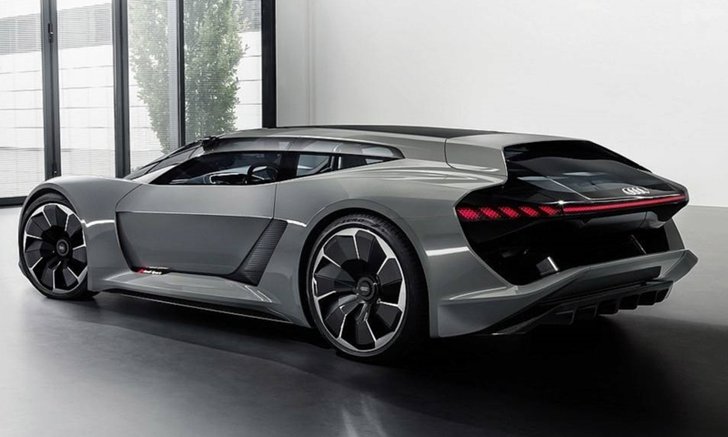 Audi PB18 E-Tron ใหม่ ต้นแบบซูเปอร์คาร์ไฟฟ้าดีไซน์สุดล้ำเปิดตัวในสหรัฐฯ