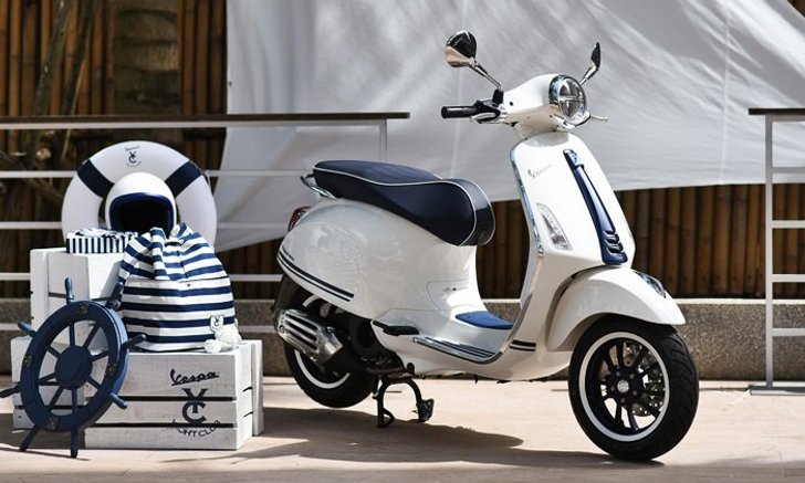 Vespa Primavera Yacht Club 150 2018 รุ่นพิเศษเน้นความหรู ราคา 127,400 บาท