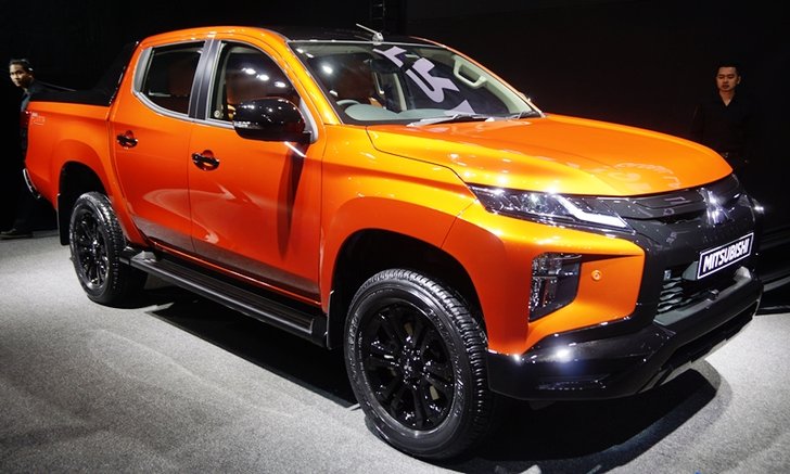 Mitsubishi Triton 2019 รุ่นพิเศษพร้อมตัวถังสีส้มใหม่เผยโฉมในงานเปิดตัว
