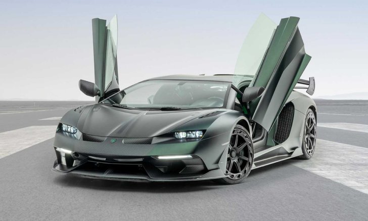 เวอร์ชั่นแปลกตา! Lamborghini Aventador SVJ กับโครงด้านหน้าที่แทบจำไม่ได้
