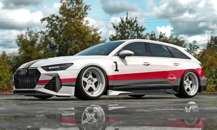 บอดี้ก้าวร้าวขึ้น! Audi RS6 Avant ที่ได้รับแรงบันดาลใจจากรถแรลลี่ในตำนาน