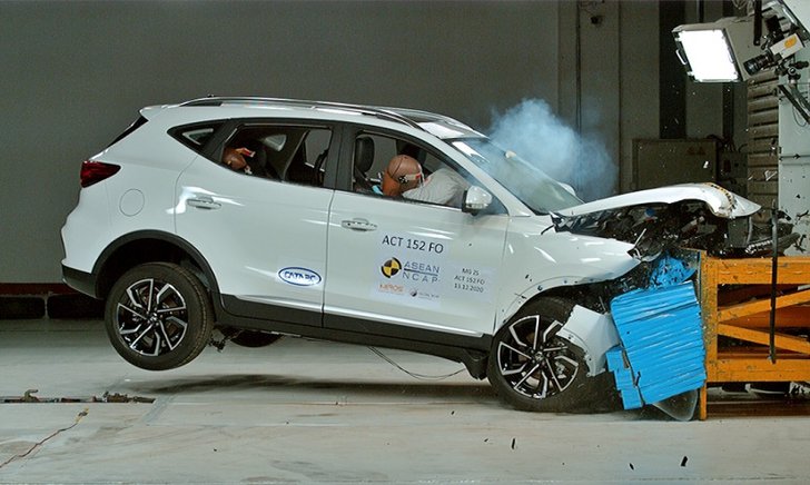 MG ZS 2021 ใหม่ ได้รับคะแนนความปลอดภัย 5 ดาวจาก ASEAN NCAP
