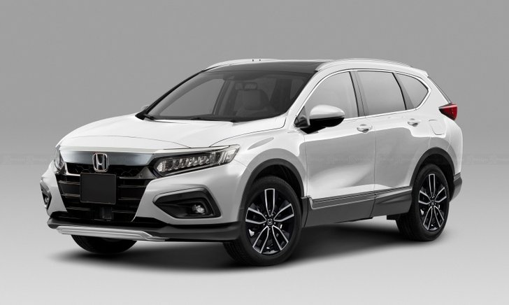 ภาพตัดต่อ All-new Honda CR-V 2022 ใหม่ อาจมีหน้าตาออกมาเป็นแบบนี้