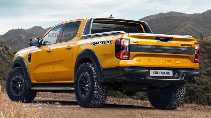 ภาพร่าง Ford Ranger Raptor ใหม่