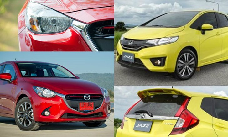 เทียบสเป็ค Mazda 2 และ Honda Jazz ใหม่ อ็อพชั่นใครแน่นกว่ากัน