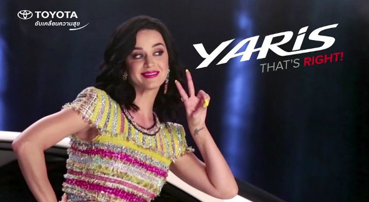 เบื้องหลังการถ่ายทำโฆษณา Toyota Yaris ที่ Katy Perry เป็นพรีเซ็นเตอร์
