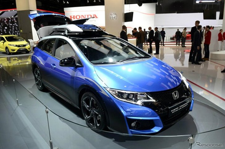 'Honda Civic Tourer Active Life Concept' เปิดตัวอย่างเป็นทางการที่แฟรงค์เฟิร์ตเอาใจคนรักจักรยาน