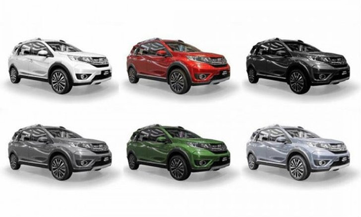 Honda BR-V ใหม่ มีให้เลือกด้วยกัน 6 สี เคาะเริ่ม 6 แสนต้นในอินโดฯ