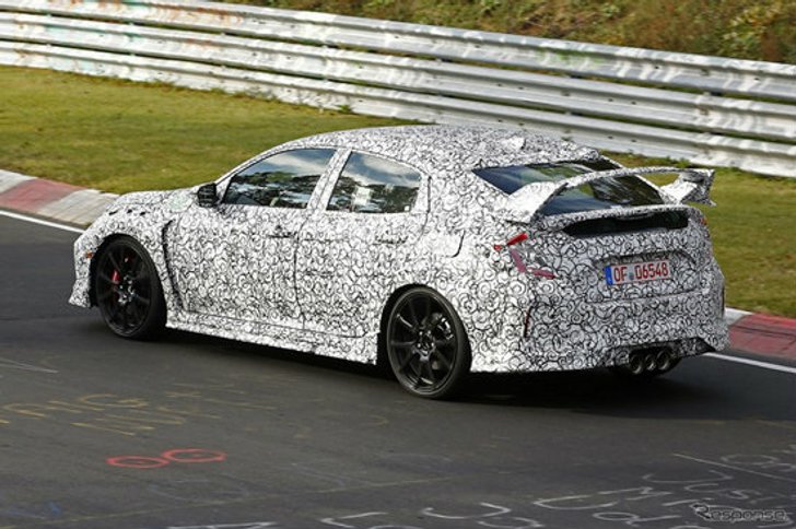 Honda Civic Type R เวอร์ชั่น 4 ประตูเริ่มออกวิ่งทดสอบแล้ว