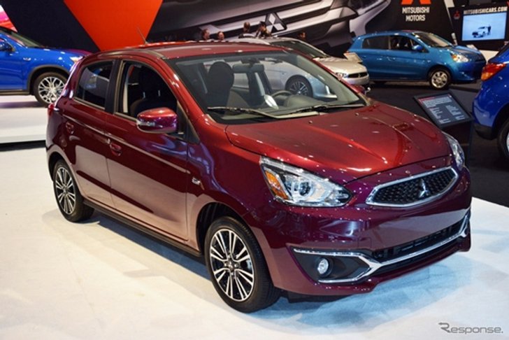 ภาพจริง 2016 Mitsubishi Mirage โฉมไมเนอร์เชนจ์จากงานเปิดตัวที่สหรัฐฯ