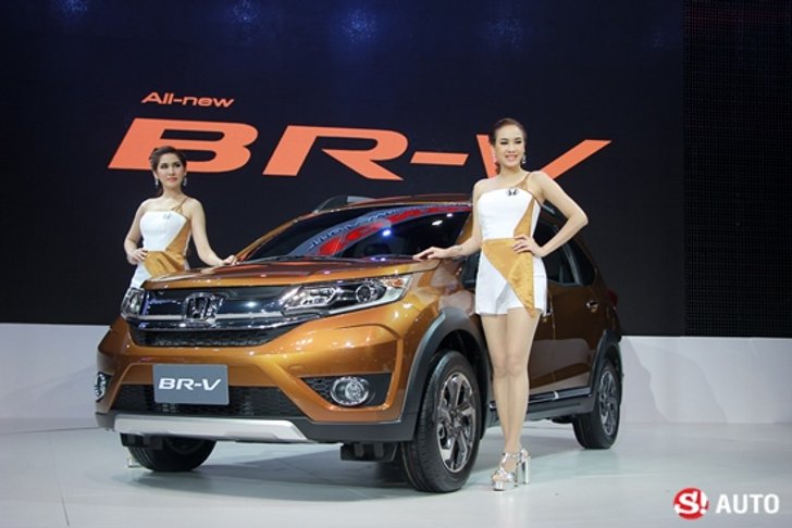 Honda BR-V ใหม่ เผยโฉมจริงแล้วที่งานมอเตอร์เอ็กซ์โป 2015