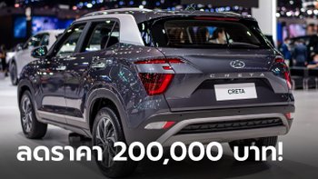 Hyundai CRETA หั่นราคาโหด 2 แสนบาท เหลือเริ่มต้น 749,000 บาท จำกัด 100 คันแรก