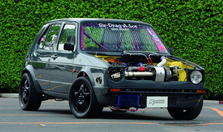 VW GOFT Mk1 EJ20 HOLSET HX45PRO TURBO HKS F-CON V BY KENG SERVICE