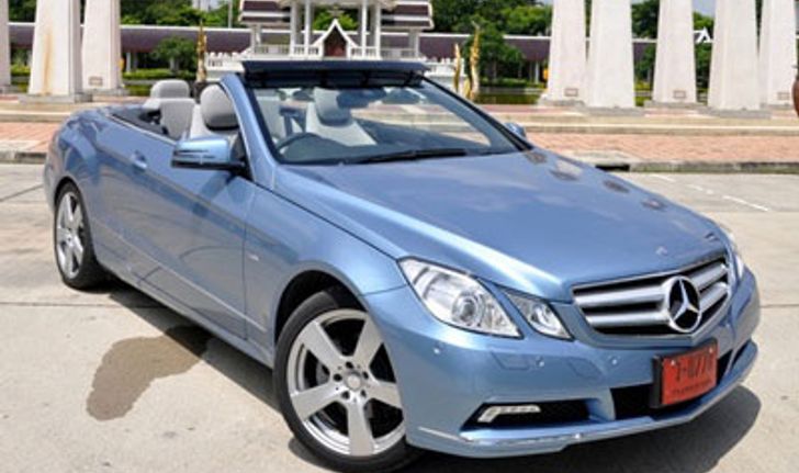 E-Class CGI BlueEFFICIENCY AVANTGARDE Cabriolet สปอร์ตดาวสามแฉกเปิดประทุนพร้อมลุยตลาดเมืองไทย