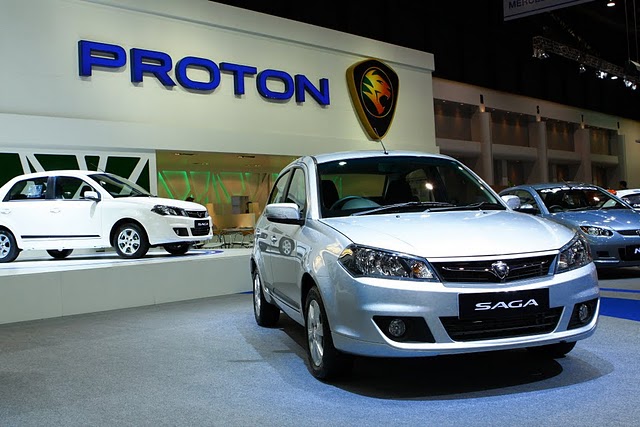 รถยนต์จากบูธ Proton