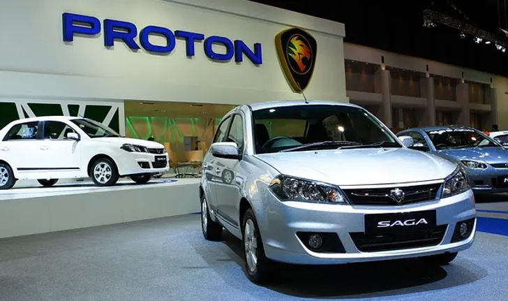 รถยนต์จากบูธ Proton