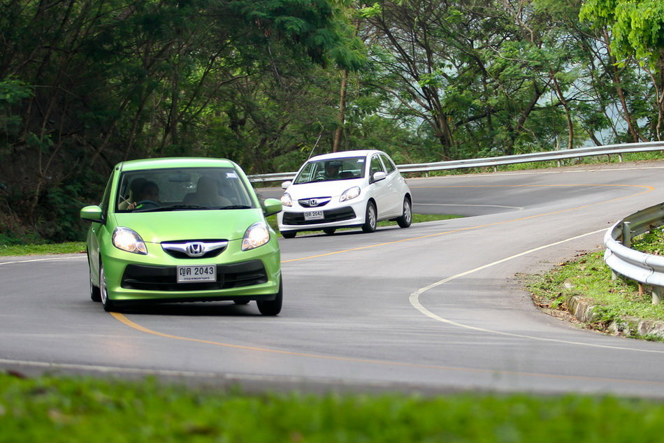 test drive honda brio