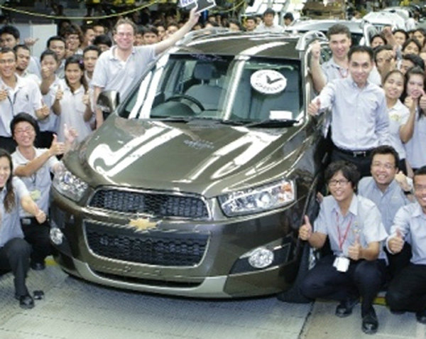 Chevy เผยภาพว่าที่ Captiva Minorchanged