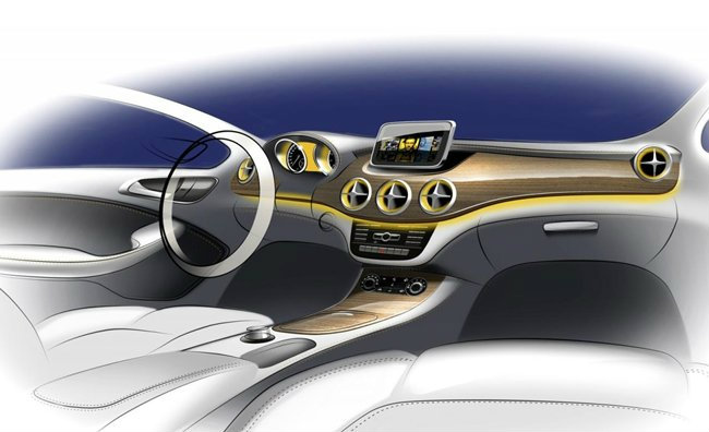 Mercedes Benz B-class Interior teaser