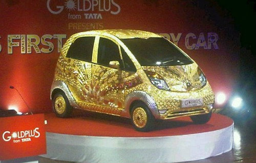 Tata Nano Gold plus รถคันนี้..ทำจาก "ทอง"