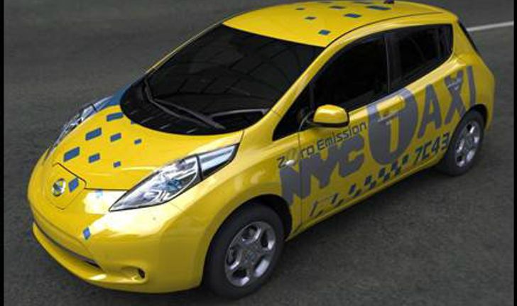 ชาวนิวยอร์คได้เฮ เตรียมสัมผัส Nissan Leaf Taxi