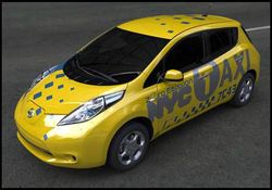 ชาวนิวยอร์คได้เฮ เตรียมสัมผัส Nissan Leaf Taxi