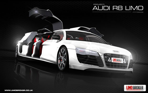 Audi R8 Limo ..อย่าได้แหยมกับตัวหรู