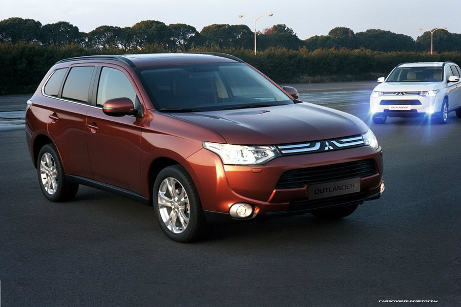 2013 Mitsubishi Outlander โชว์โฉมใหม่อย่างเป็นทางการว่าที่เส้นสายใหม่