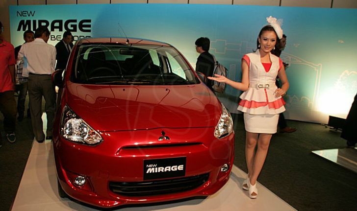 Mitsubishi mirage สุดเจ๋งโชว์ 22ก.ม./ลิตร ในอีโค่คาร์