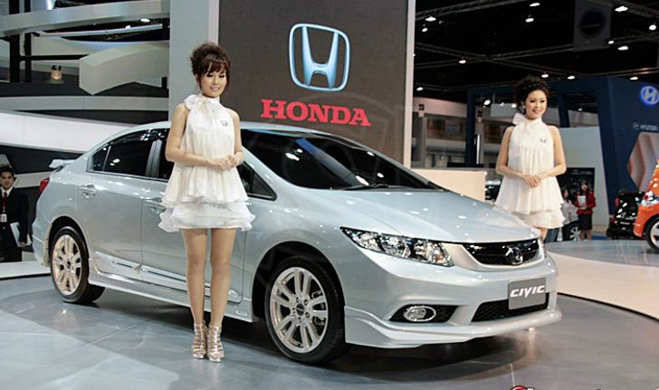 Honda Civic 2012 อวดตัวจริงในงานมอเตอร์โชว์
