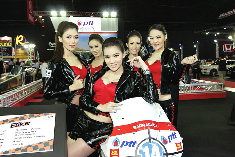 PTT Lubricants โชว์ความพร้อม   ในงาน “Bangkok International Auto Salon 2012 ”