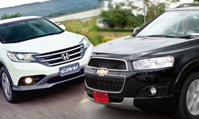 ประชันความคุ้ม !  CR-V 2012 VS. Captiva  คันไหนน่าใช้กว่าต้องดู