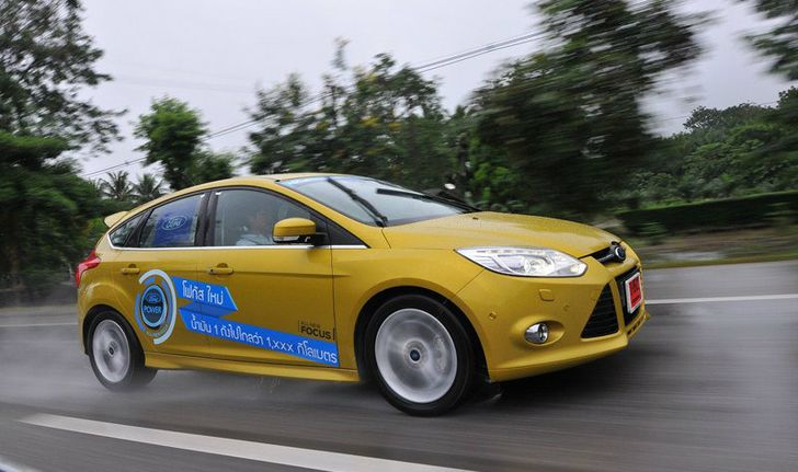 Ford focus ใหม่ พิสูจน์ด้านการประหยัดน้ำมันขับจริงประหยัดเฉลี่ย 18 ก.ม./ลิตร