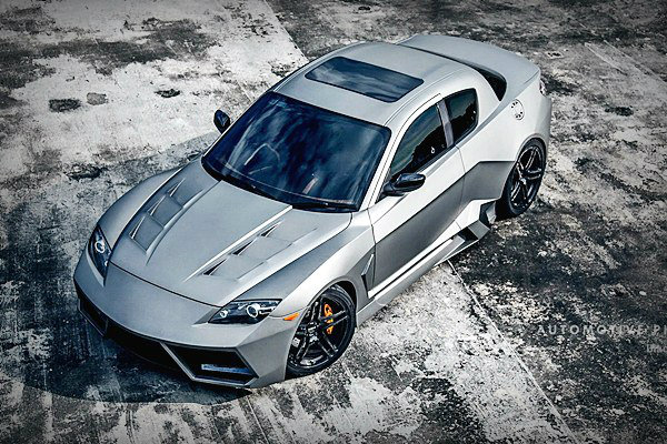 เท่ห์อย่างแรง  Mazda RX8 Black knightz Coupe