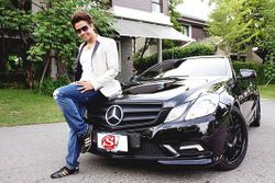 ดีเจพีเค-ปิยะวัฒน์ ชีวิตสบายๆ กับ Benz E-class Cabriolet  2011