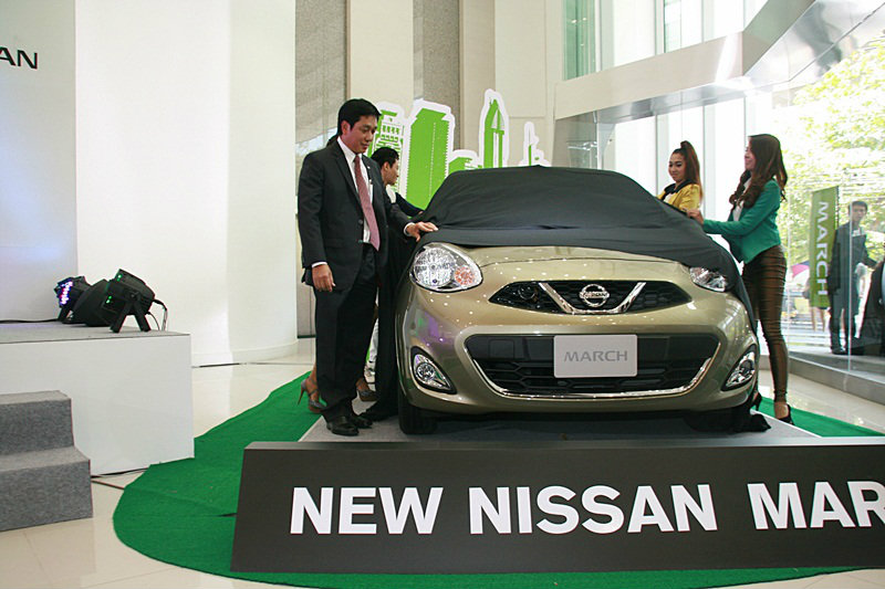 Nissan  เปิดตัว  Nissan March Minorchange  เคาะราคาเพิ่มจากรุ่นก่อนเพียง 13,000บาท