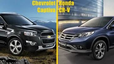 เปรียบเทียบ Chevrolet Captiva กับ Honda CRV คันไหนดีกว่ากัน