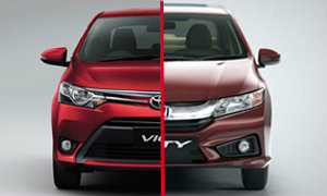 เทียบสเป็คระหว่าง Toyota Vios 2013 และ Honda City 2014 แบบจัดเต็ม