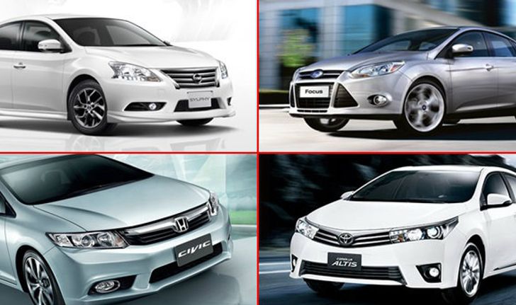 เปรียบเทียบ Altis-Civic-Sylphy-Focus กันดูบ้าง