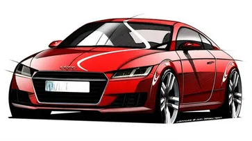 เผยภาพสเก็ตช์ Audi TT โมเดลล่าสุดอย่างเป็นทางการ