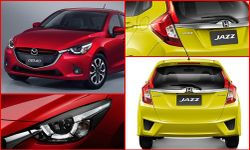 เทียบ Mazda2 2015 และ Honda Jazz 2014 ทั้งภายนอก-ภายใน