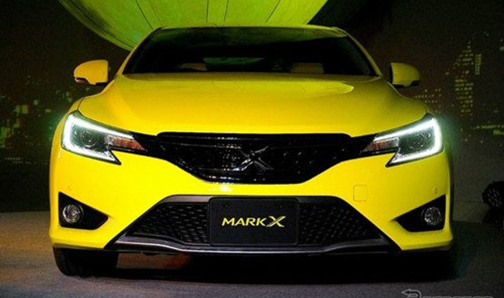 Toyota Mark X Yellow Edition ตัวถังสีเหลืองพิเศษที่ญี่ปุ่น