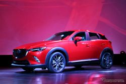 Mazda CX-3 เปิดตัวเป็นครั้งแรกของโลกที่สหรัฐฯ